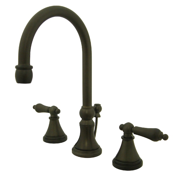 8" Widespread Bathroom Faucet, Oil Rubbed Bronze